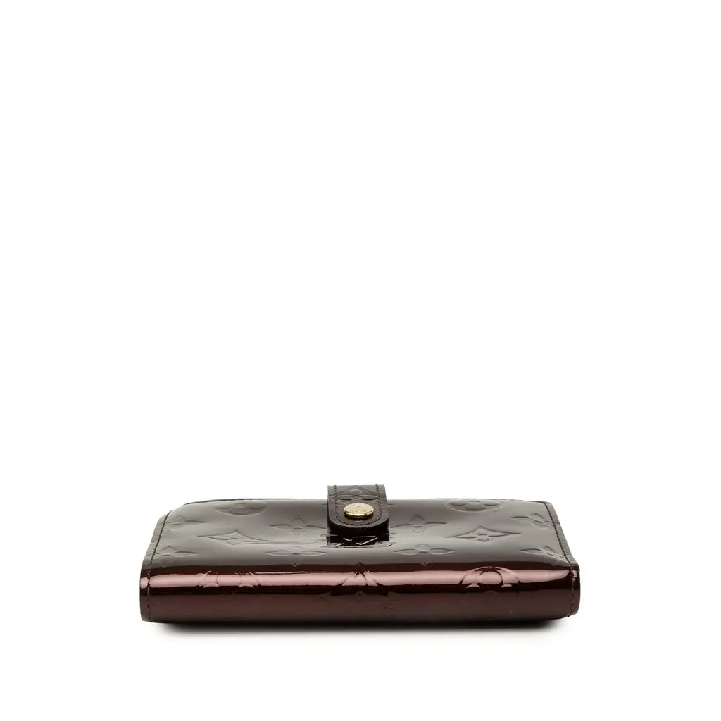 Louis Vuitton Vernis French Purse Red Leather Very good - Inside View
