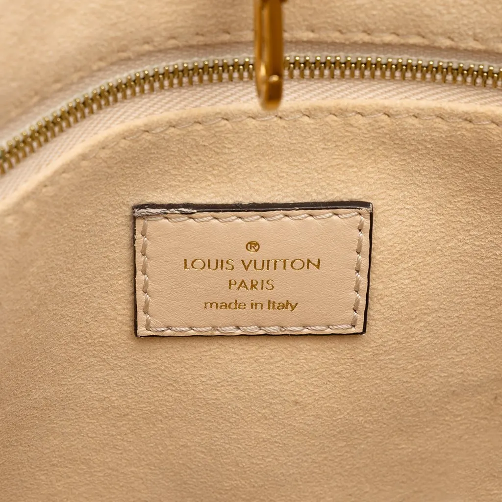 Louis Vuitton Monogram Empreinte Giant OnTheGo PM Beige Leather Very good - Box View