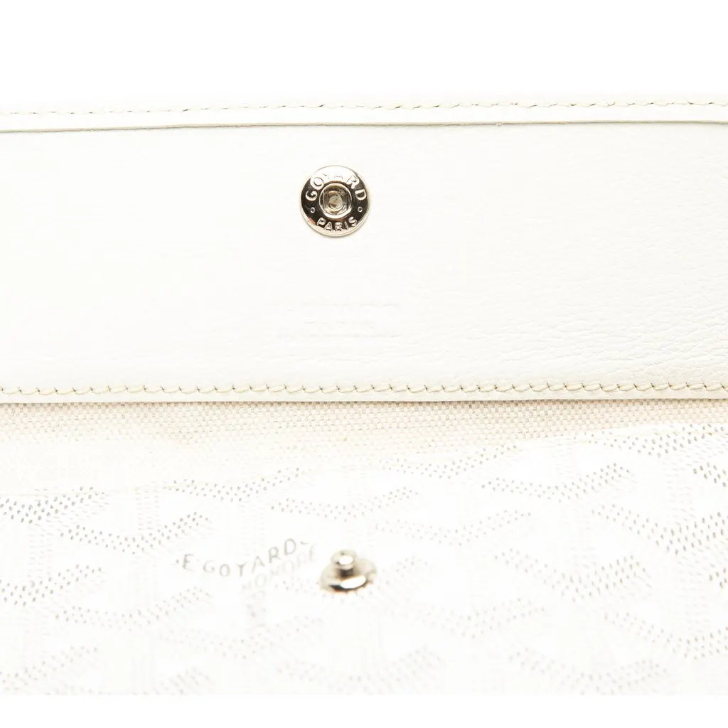 Goyard Goyardine Saint Louis PM White Canvas Very good - Box View