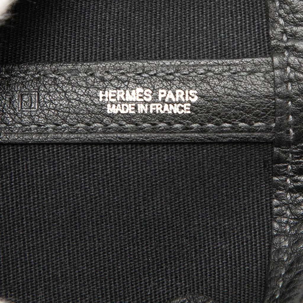 Hermès Toile and Negonda Garden Party 36 Black Very good - Box View