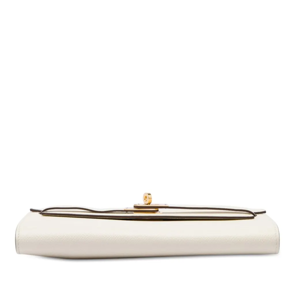Hermès Epsom Kelly To Go Wallet White Leather Very good - Inside View