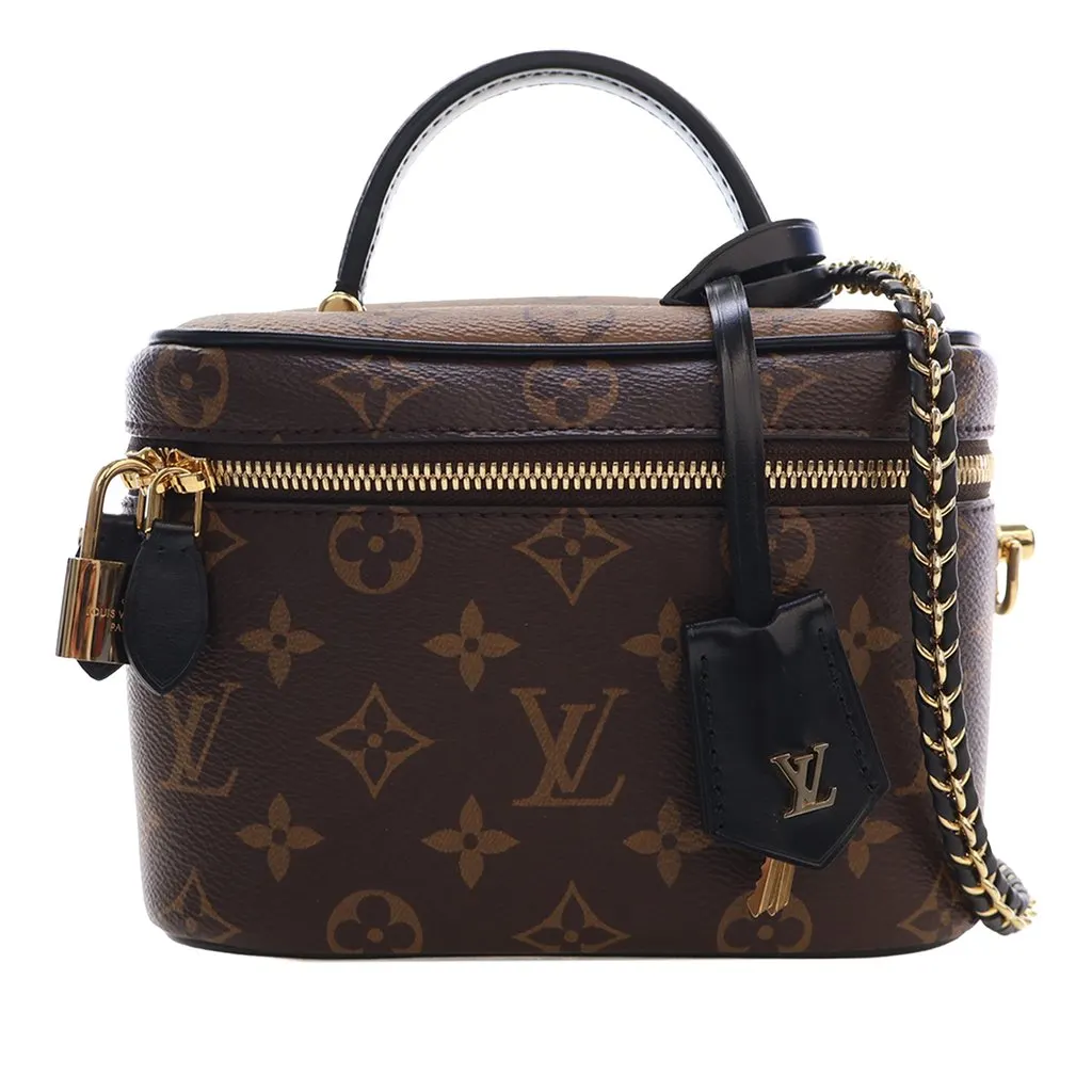 Louis Vuitton Monogram Reverse Vanity PM Brown Very good - Front View