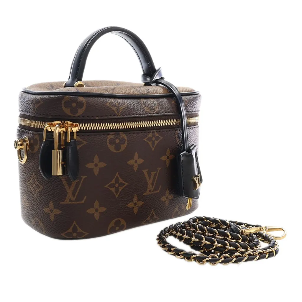 Louis Vuitton Monogram Reverse Vanity PM Brown Very good - Inside View