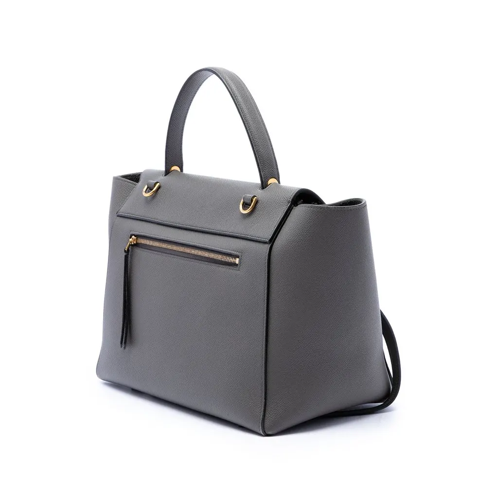Celine Mini Grained Calfskin Belt Bag MultiColor Leather Very good - Back View