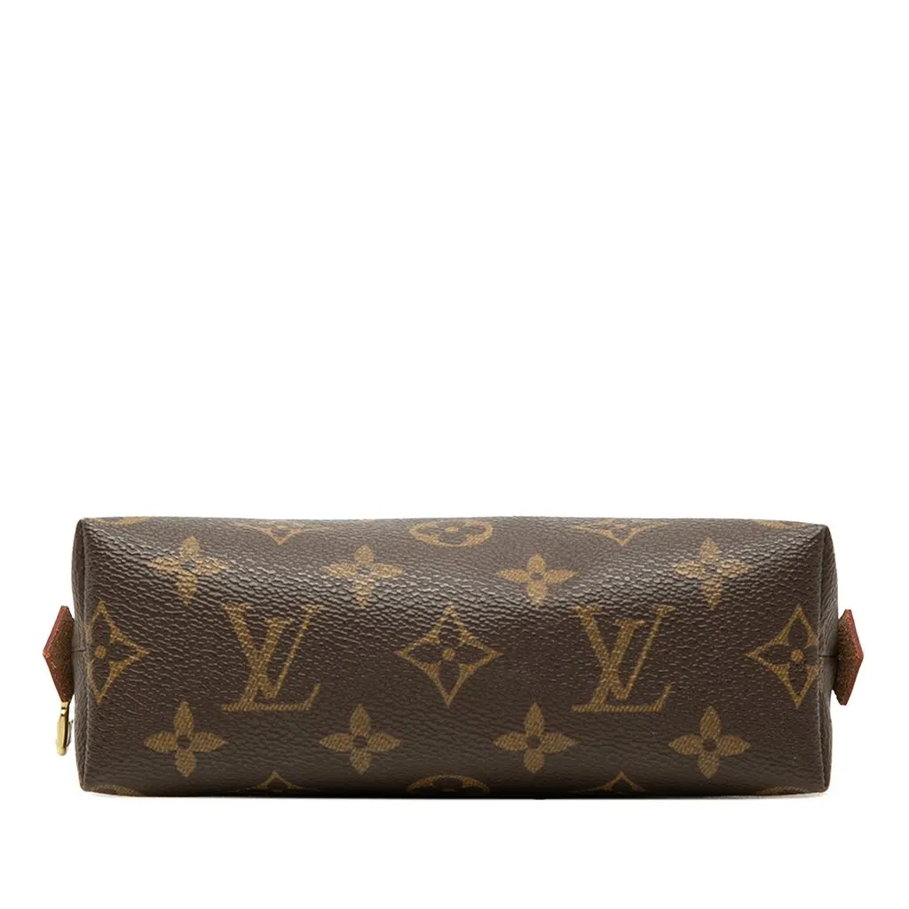 Louis Vuitton Monogram Cosmetic Pouch PM Brown Canvas Very good - Inside View