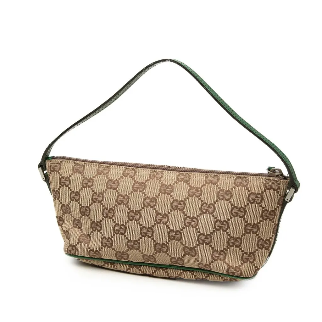 Gucci GG Canvas Boat Beige Canvas Good - Back View