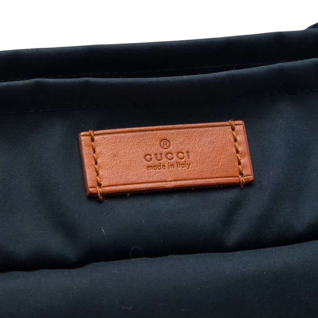 Gucci Nylon Web Crossbody Blue Very good - Box View