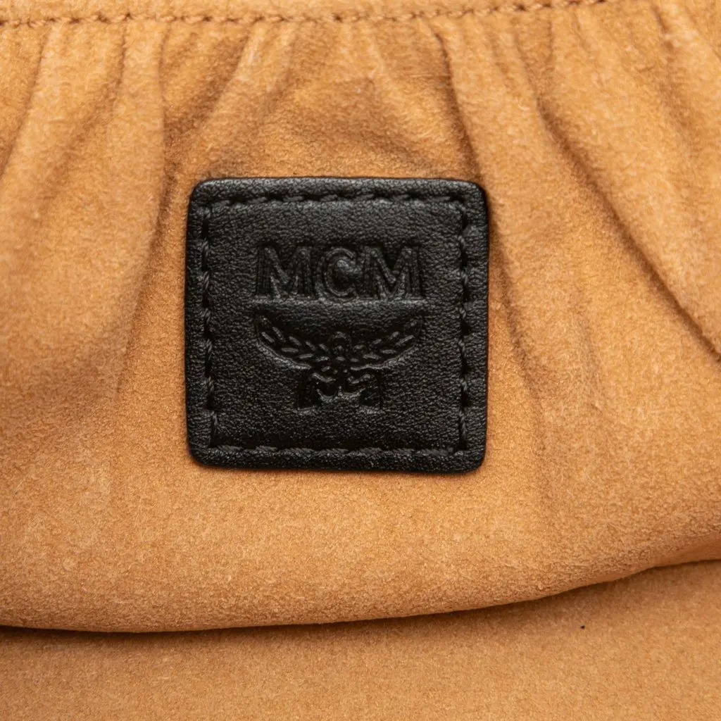 MCM Visetos Coated Canvas Rockstar Vanity Bag Brown Very good - Box View