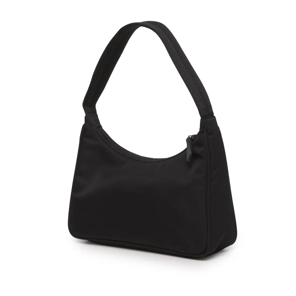 Prada Mini Tessuto Re Edition 2000 Shoulder Bag Black Polyamide Very good - Back View