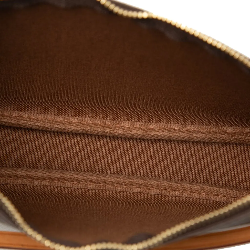 Louis Vuitton Monogram Pochette Accessoires Brown Very good - Model View