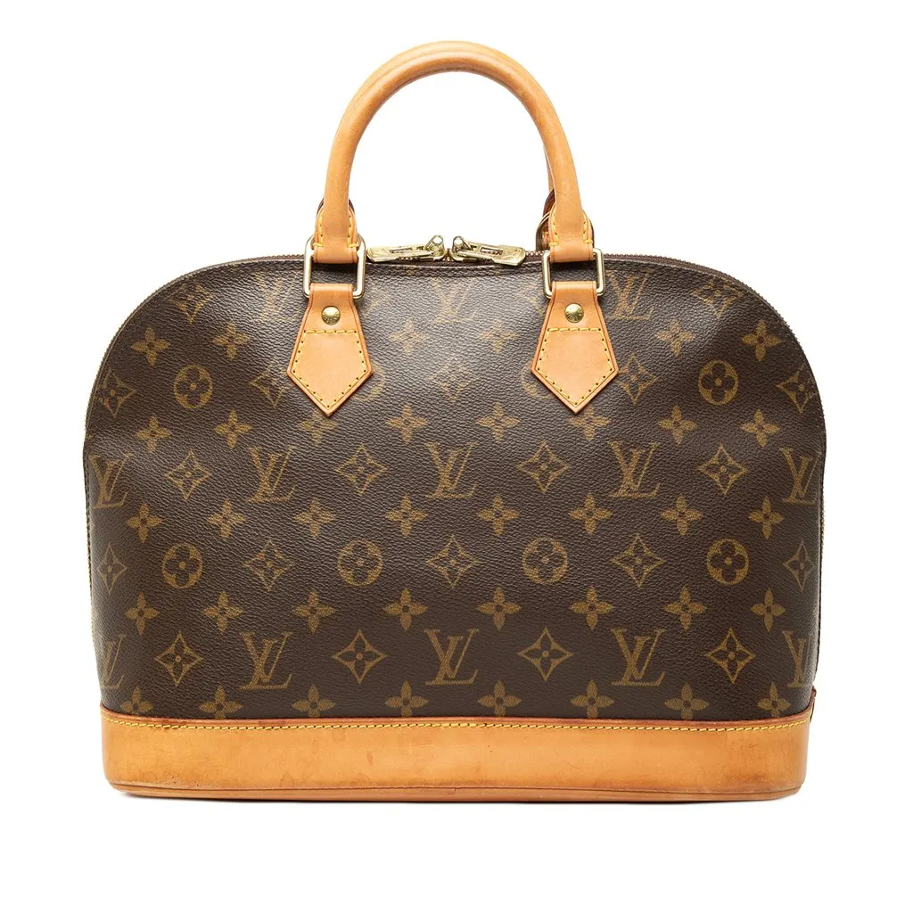 Louis Vuitton Monogram Alma PM Brown Very good - Front View