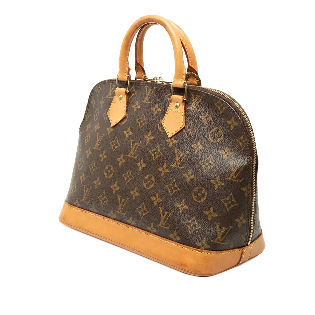 Louis Vuitton Monogram Alma PM Brown Very good - Back View