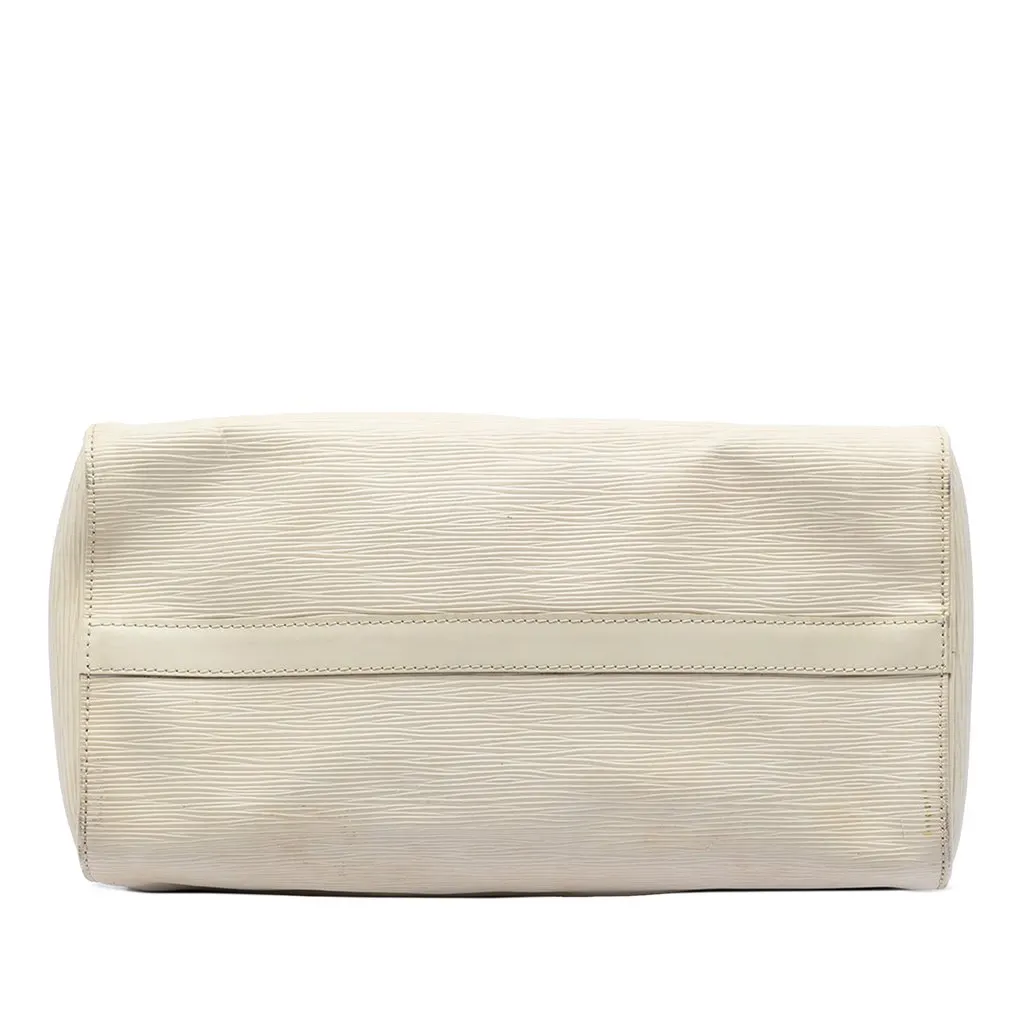 Louis Vuitton Epi Speedy 35 White Leather Very good - Inside View