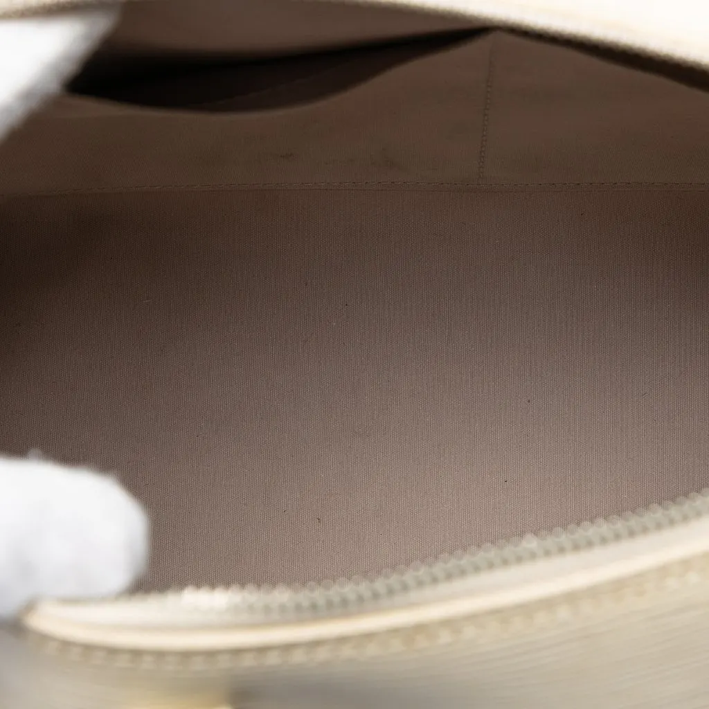 Louis Vuitton Epi Speedy 35 White Leather Very good - Model View