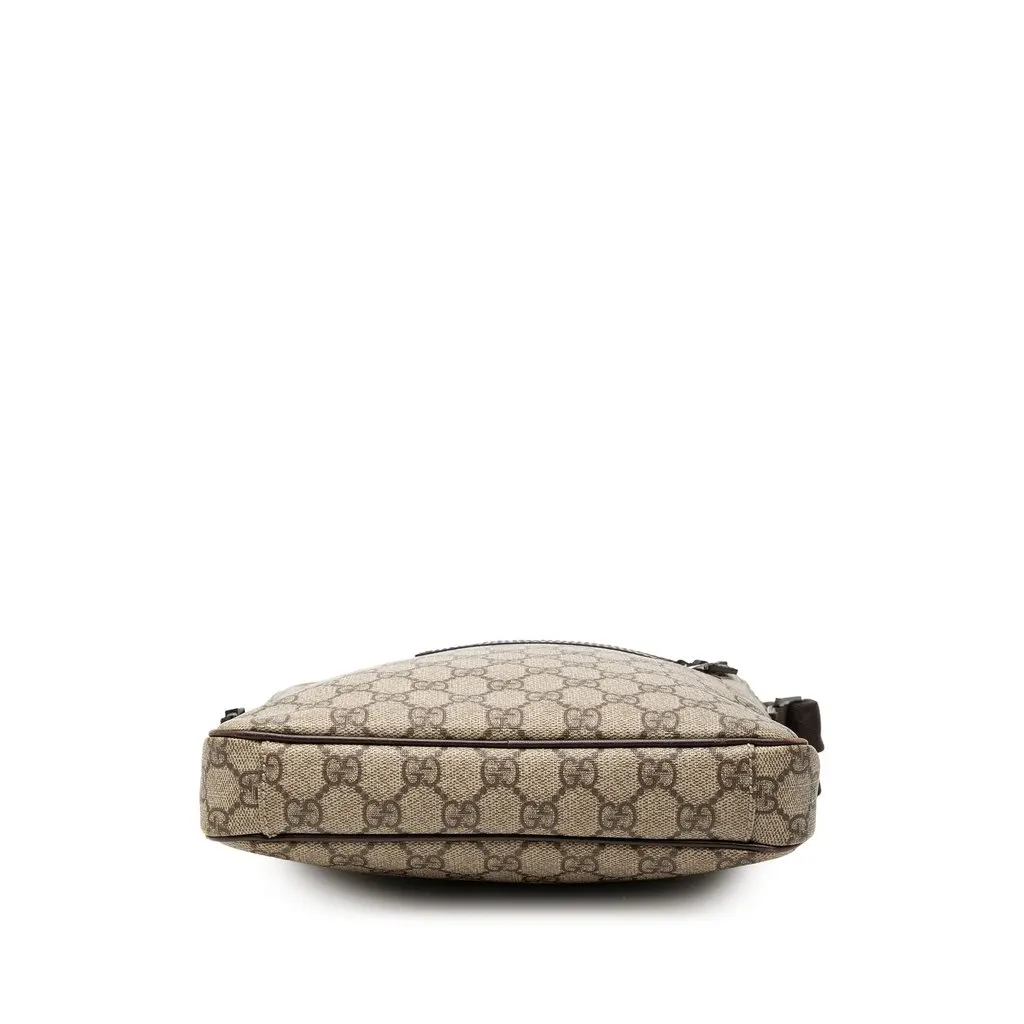 Gucci GG Supreme Crossbody Beige Canvas Good - Inside View