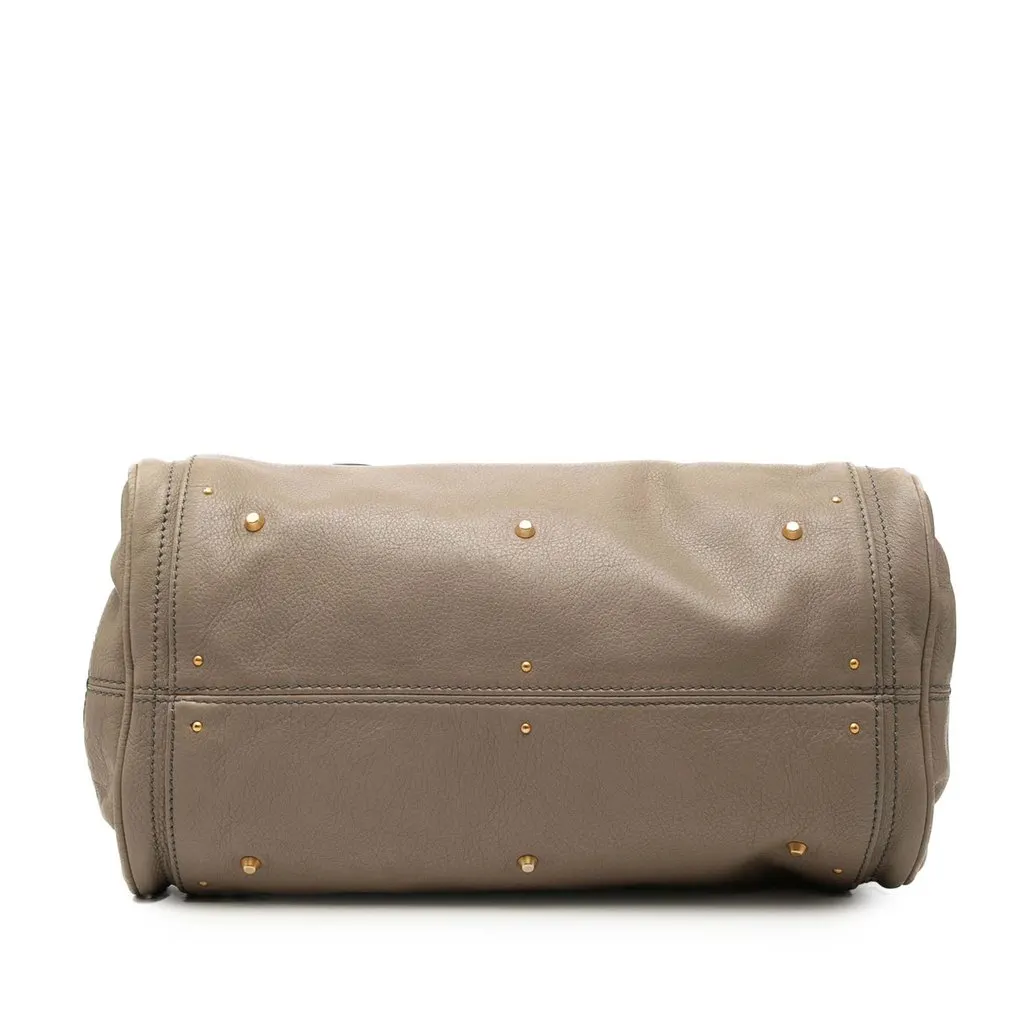 Chloé Medium Leather Paddington Handbag Brown Leather Good - Inside View