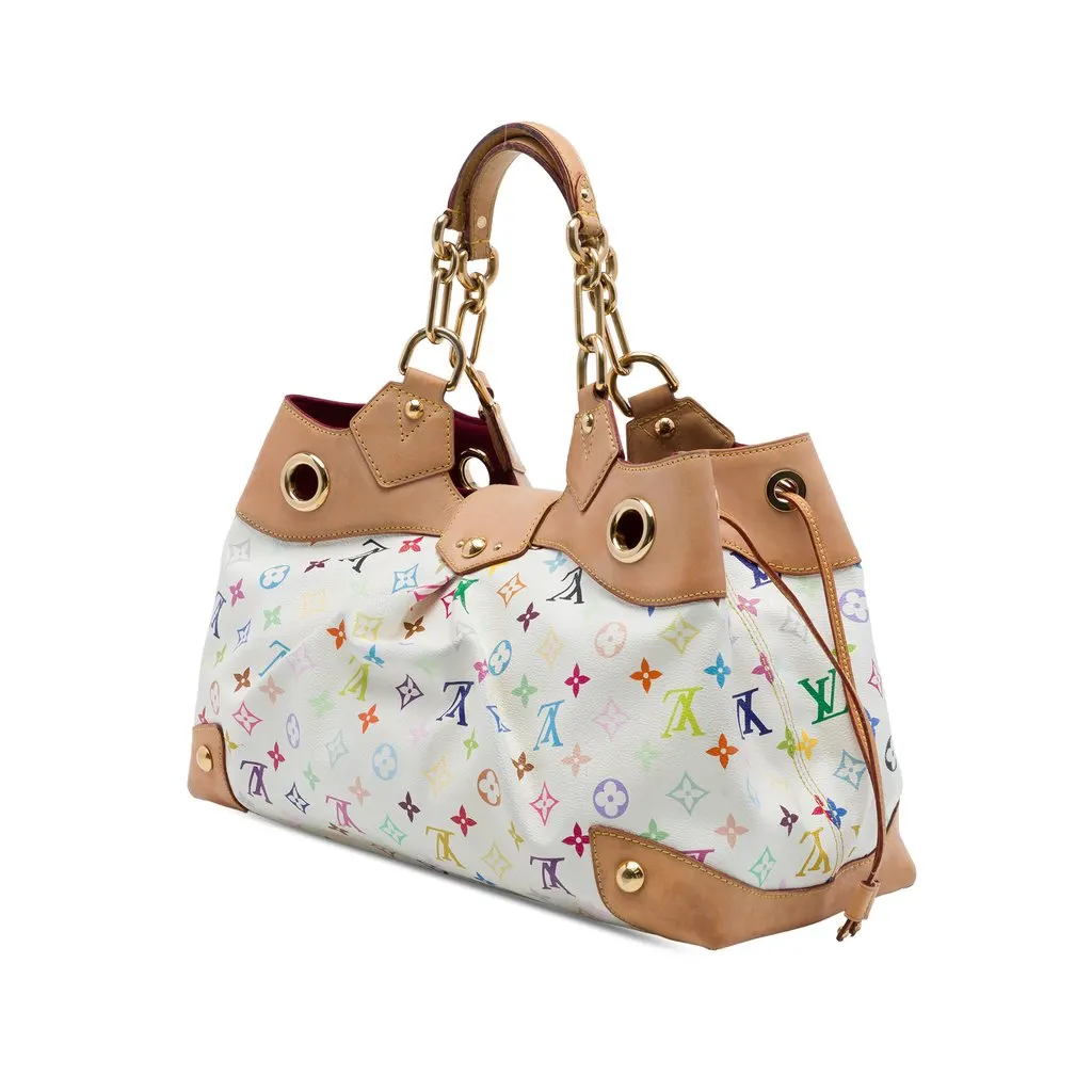 Louis Vuitton Monogram Multicolore Ursula White Canvas Very good - Back View
