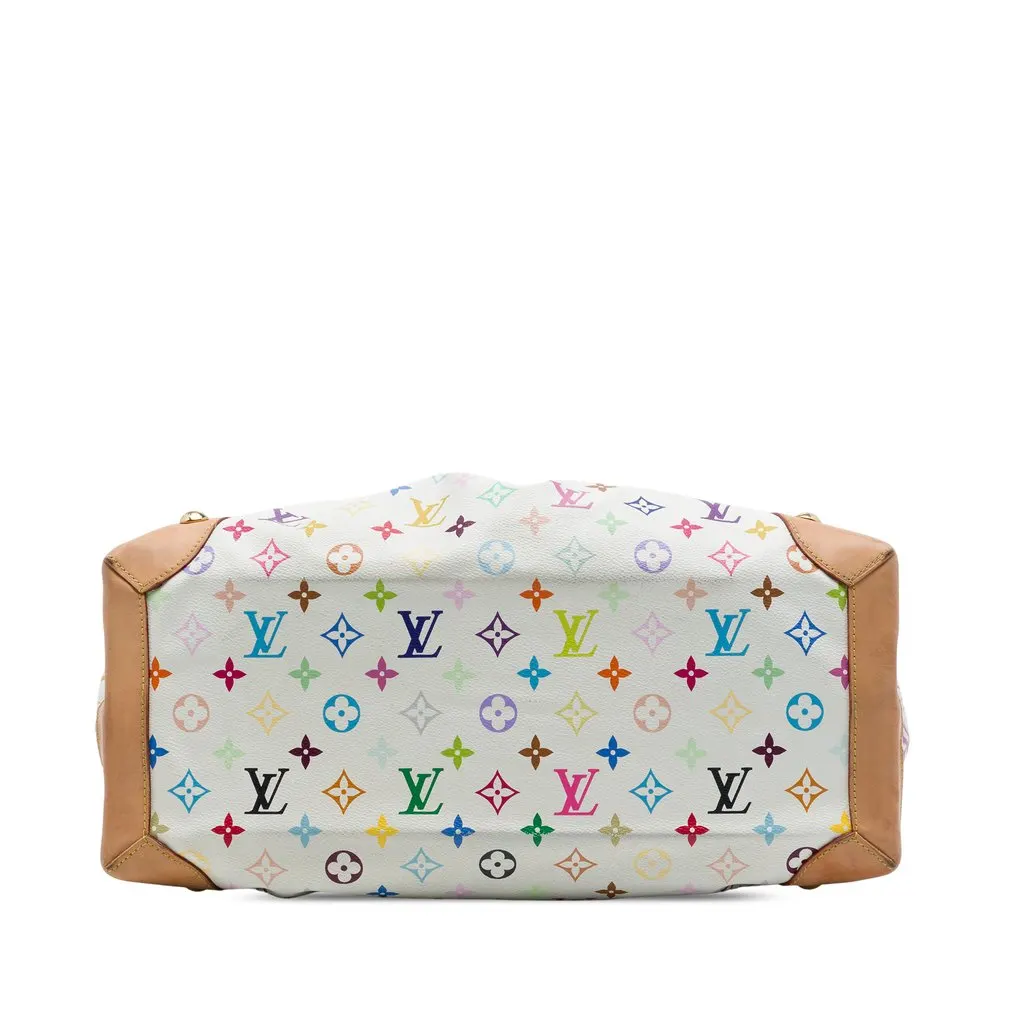 Louis Vuitton Monogram Multicolore Ursula White Canvas Very good - Inside View