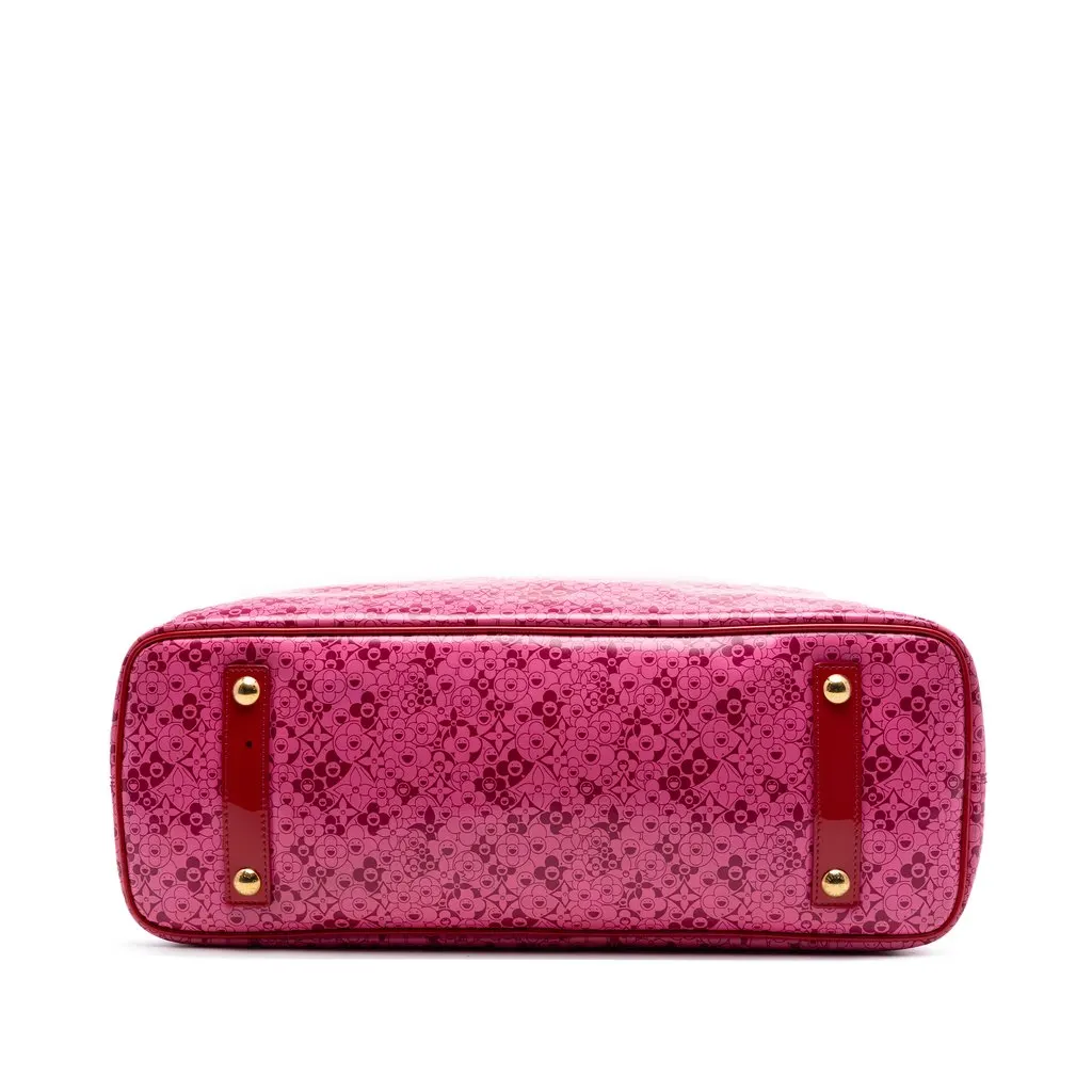 Louis Vuitton Takashi Murakami Coated Canvas Cosmic Blossom Tote GM Pink Very good - Inside View