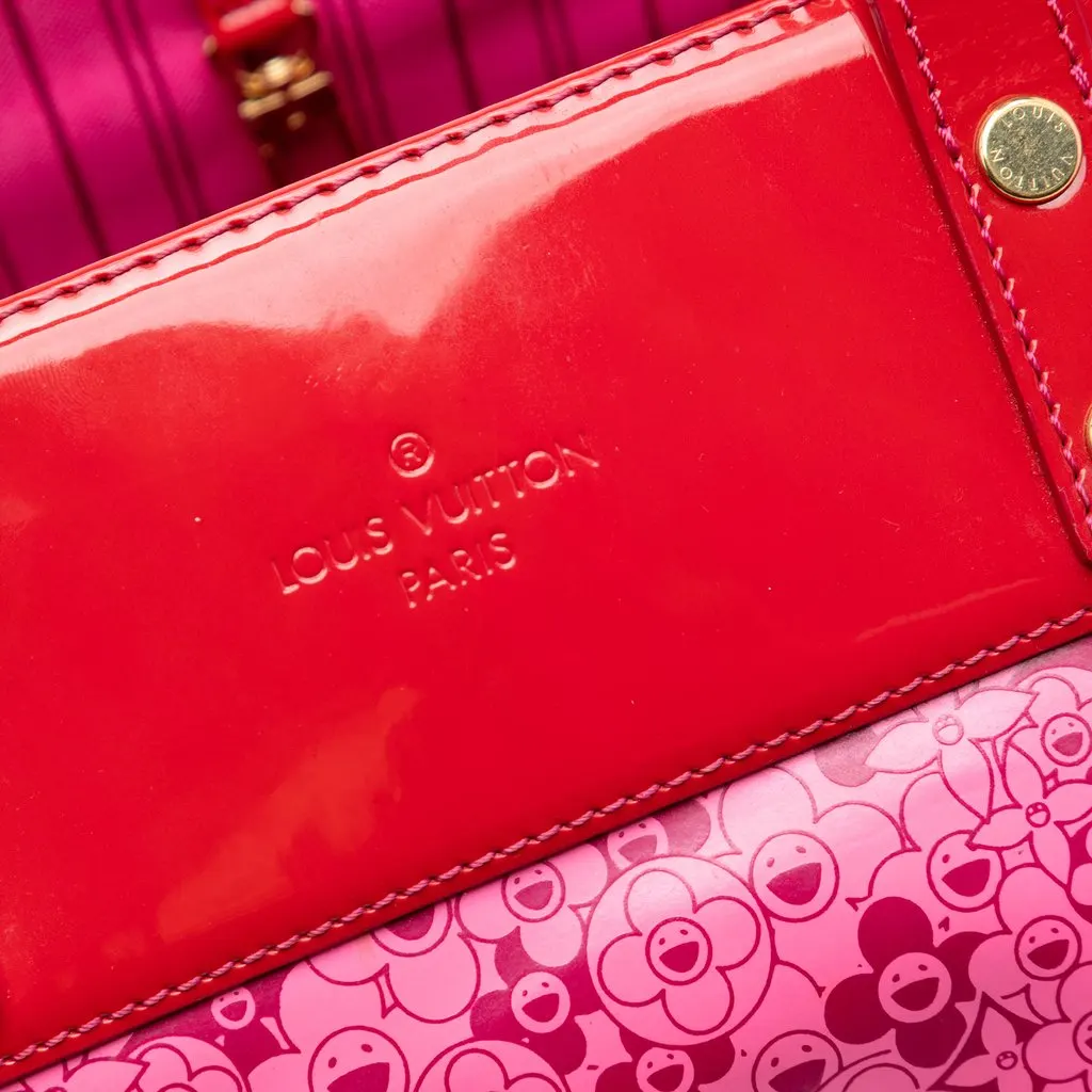 Louis Vuitton Takashi Murakami Coated Canvas Cosmic Blossom Tote GM Pink Very good - Box View