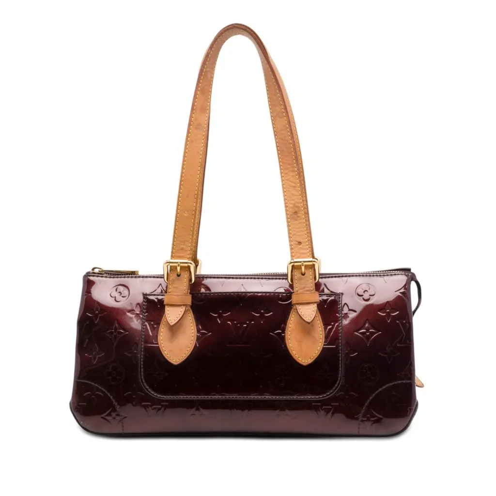 Louis Vuitton Monogram Vernis Rosewood Avenue Red Leather Very good - Front View