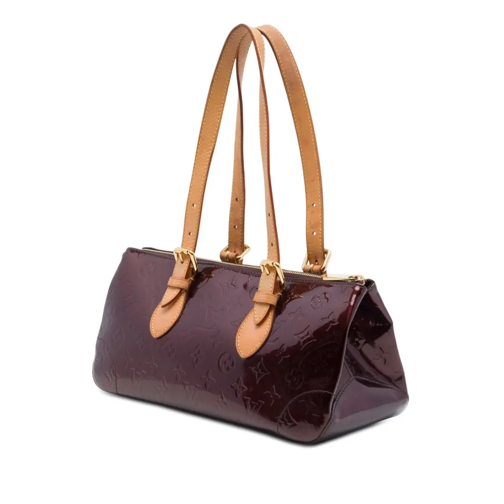 Louis Vuitton Monogram Vernis Rosewood Avenue Red Leather Very good - Back View
