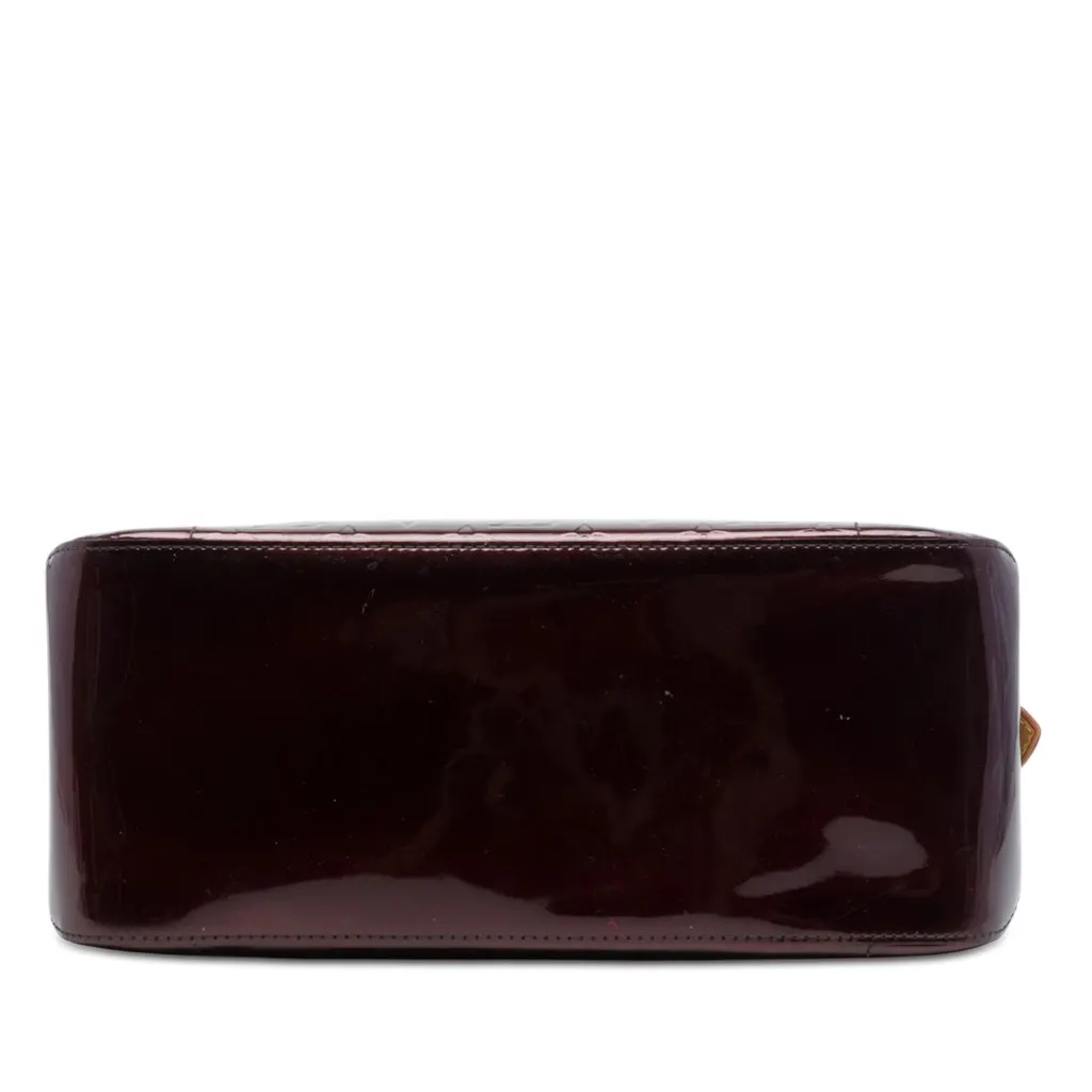 Louis Vuitton Monogram Vernis Rosewood Avenue Red Leather Very good - Inside View