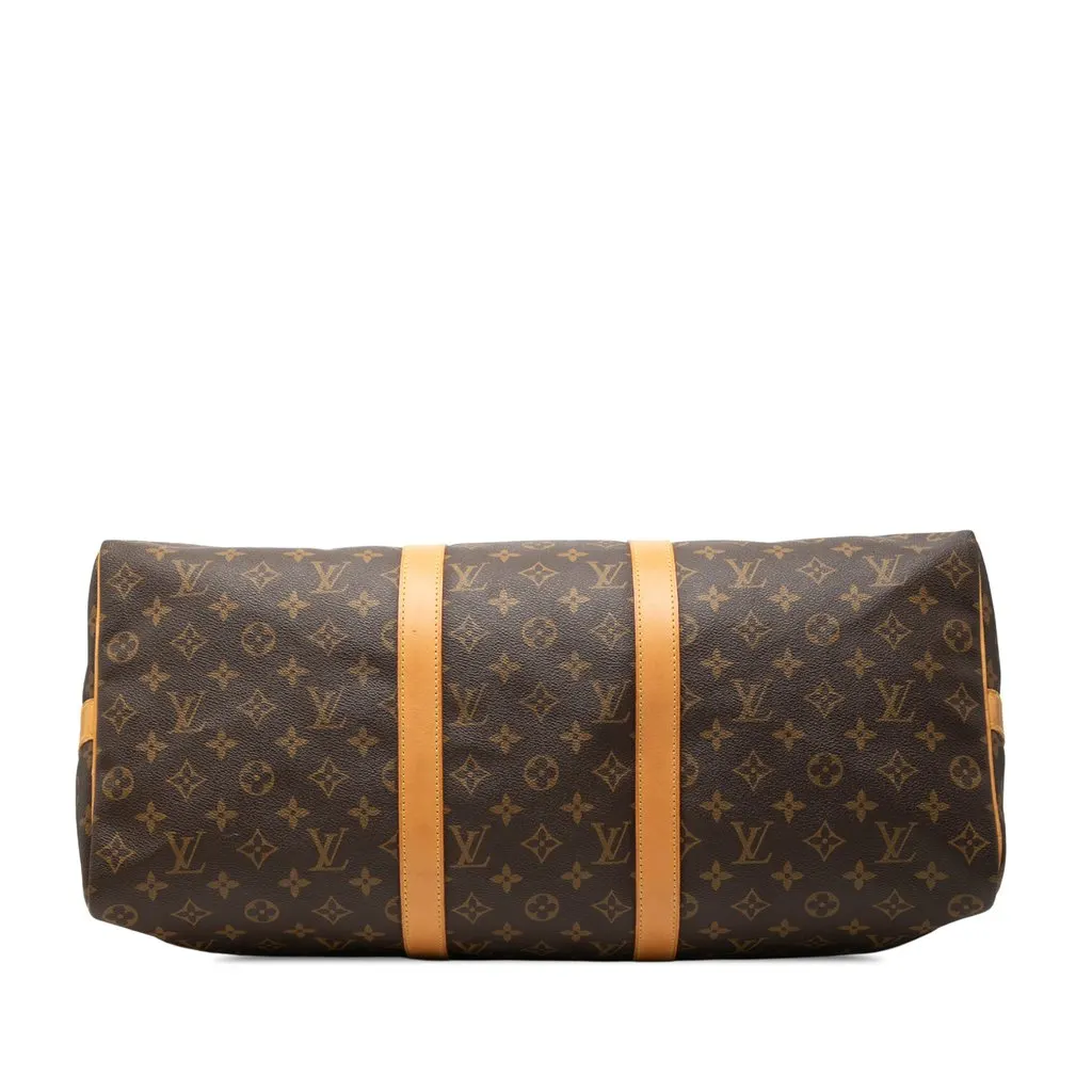Louis Vuitton Monogram Keepall Bandouliere 50 Brown Very good - Inside View