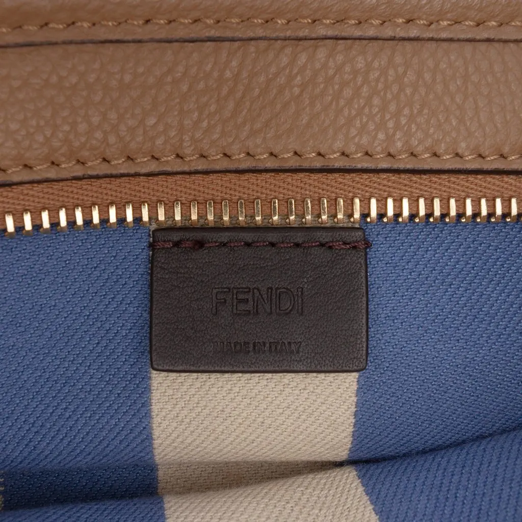 Fendi Mini Zucca Jacquard Roll Satchel Blue Very good - Box View
