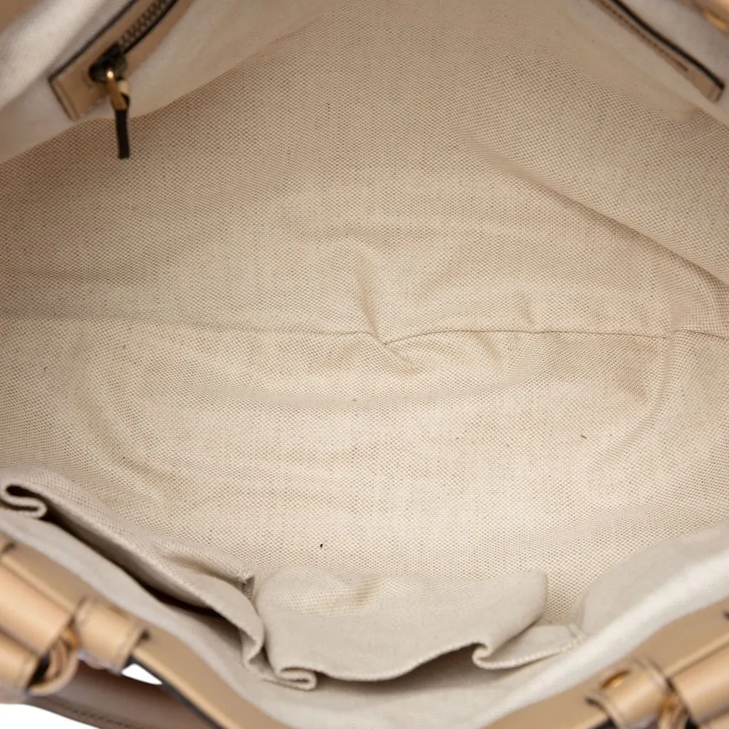 Gucci GG Lurex Scarlett Tote Brown Very good - Model View