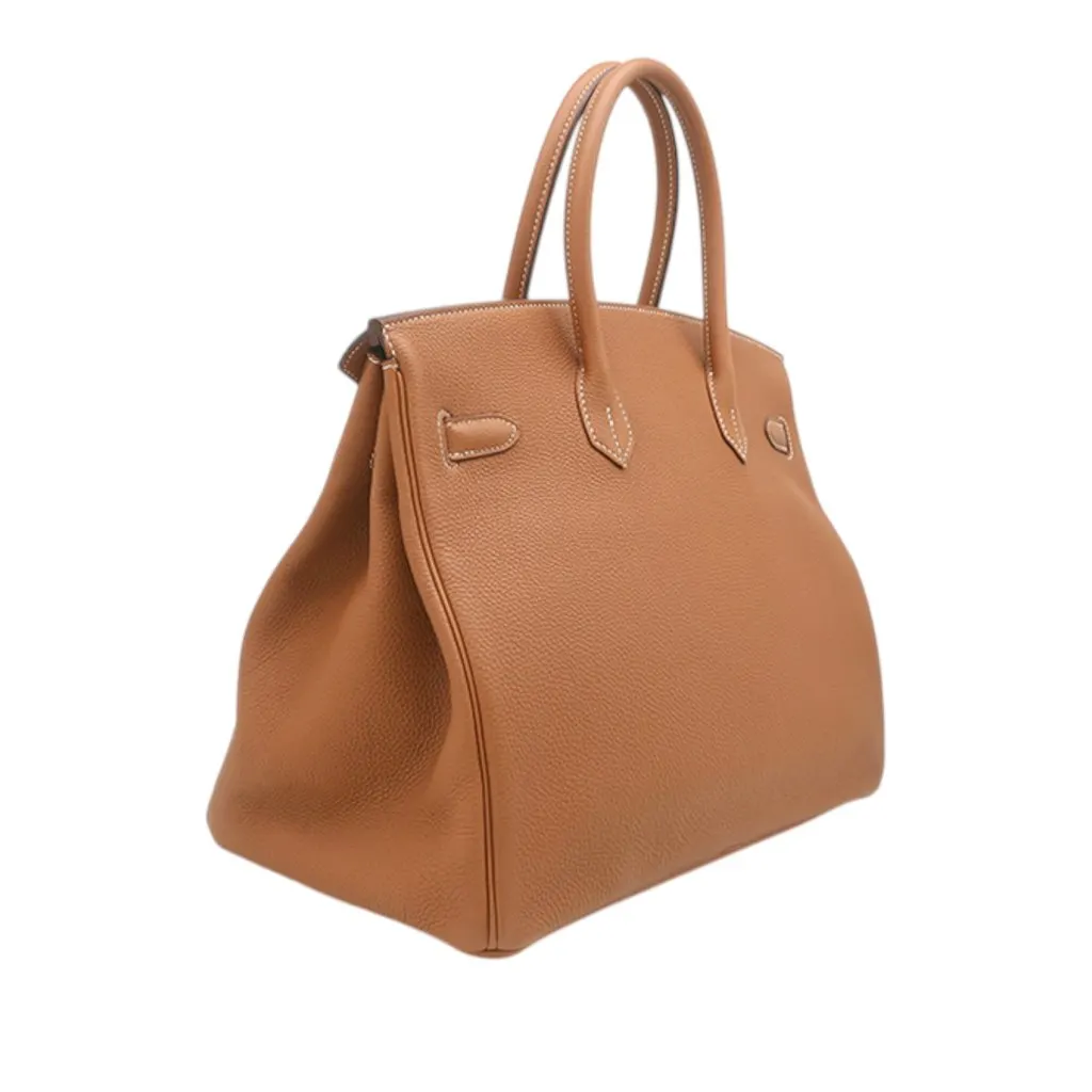 Hermès Togo Birkin Retourne 35 Brown Leather Very good - Back View