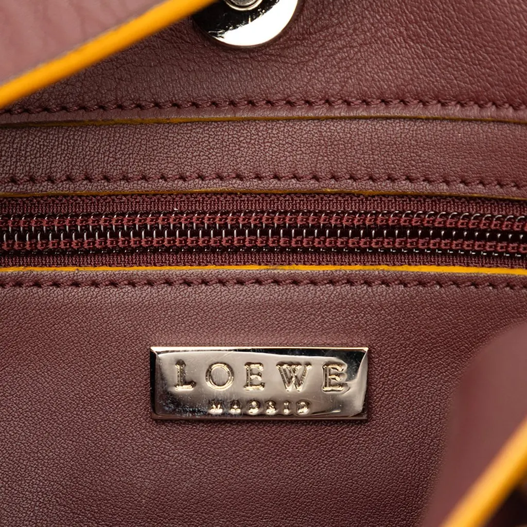 LOEWE Leather Shoulder Bag Red Leather Good - Box View
