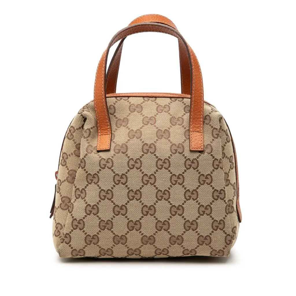 Gucci Mini GG Canvas Balthus Tofu Bag Beige Very good - Front View