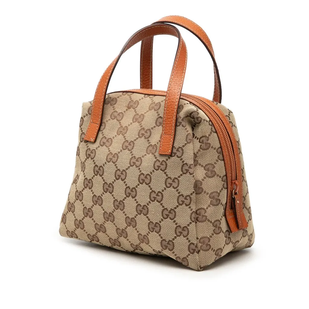 Gucci Mini GG Canvas Balthus Tofu Bag Beige Very good - Back View