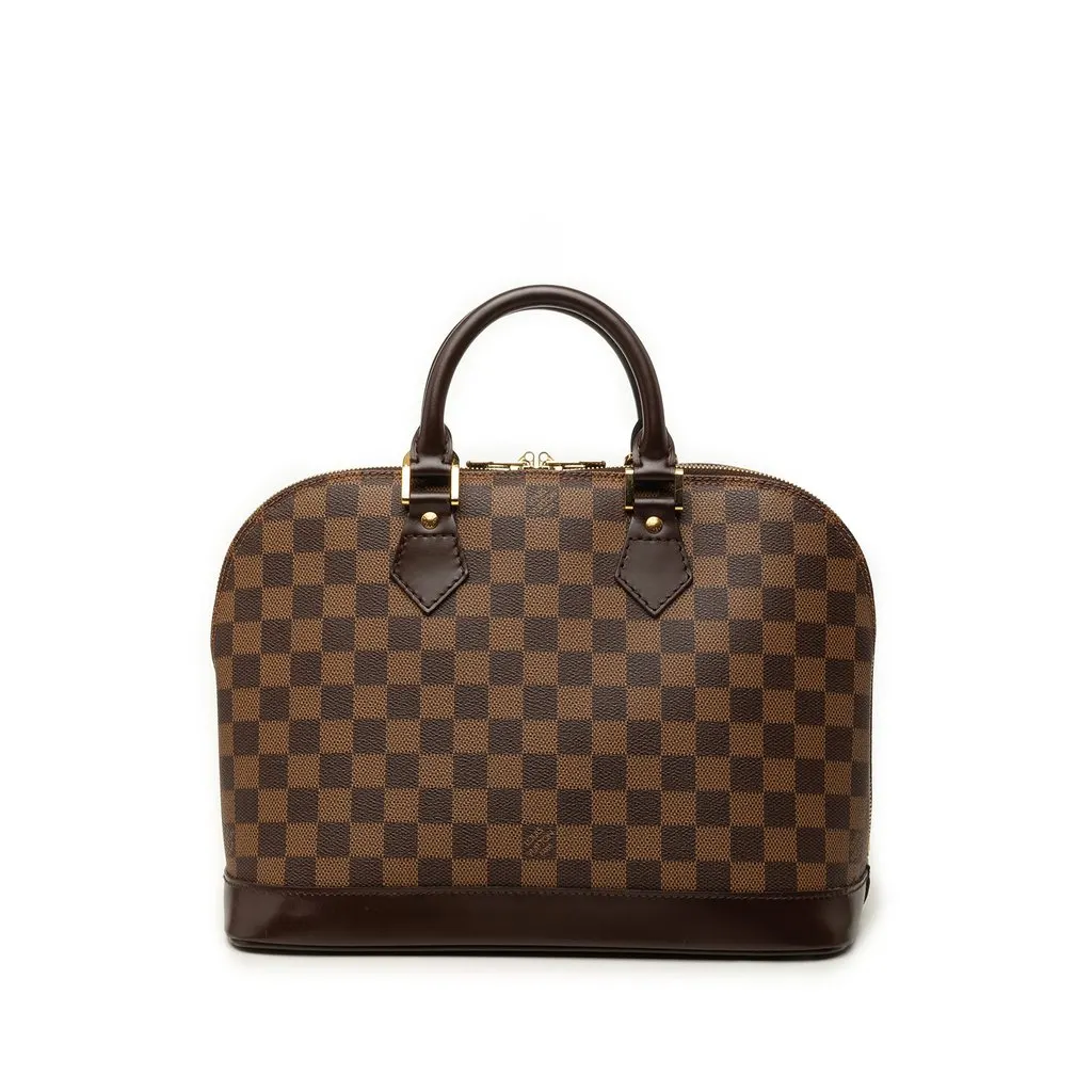 Louis Vuitton Damier Ebene Alma PM Brown Canvas Very good - Front View
