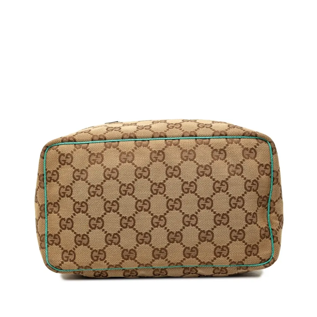 Gucci GG Canvas Vanity Bag Beige Canvas Very good - Inside View