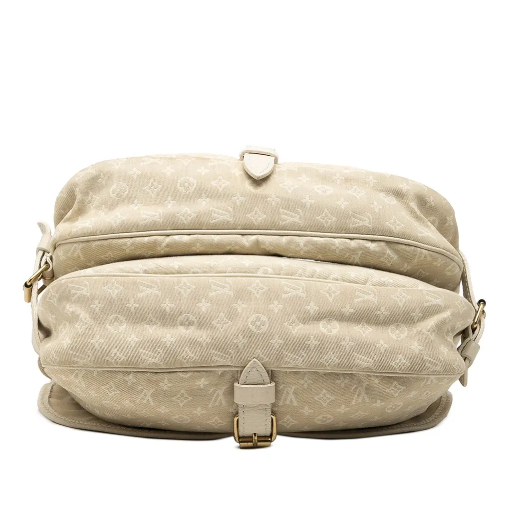 Louis Vuitton Monogram Mini Lin Saumur 30 Beige Very good - Inside View