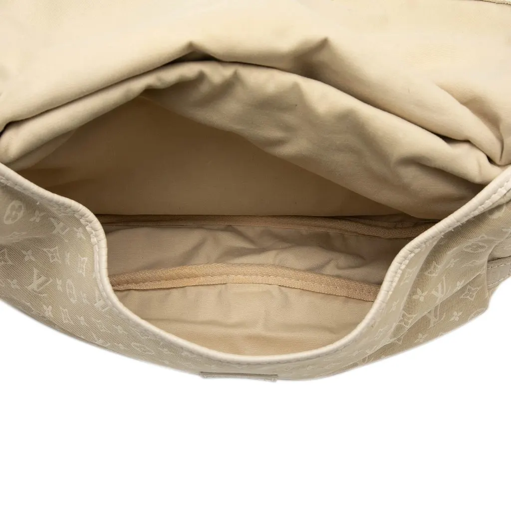 Louis Vuitton Monogram Mini Lin Saumur 30 Beige Very good - Model View