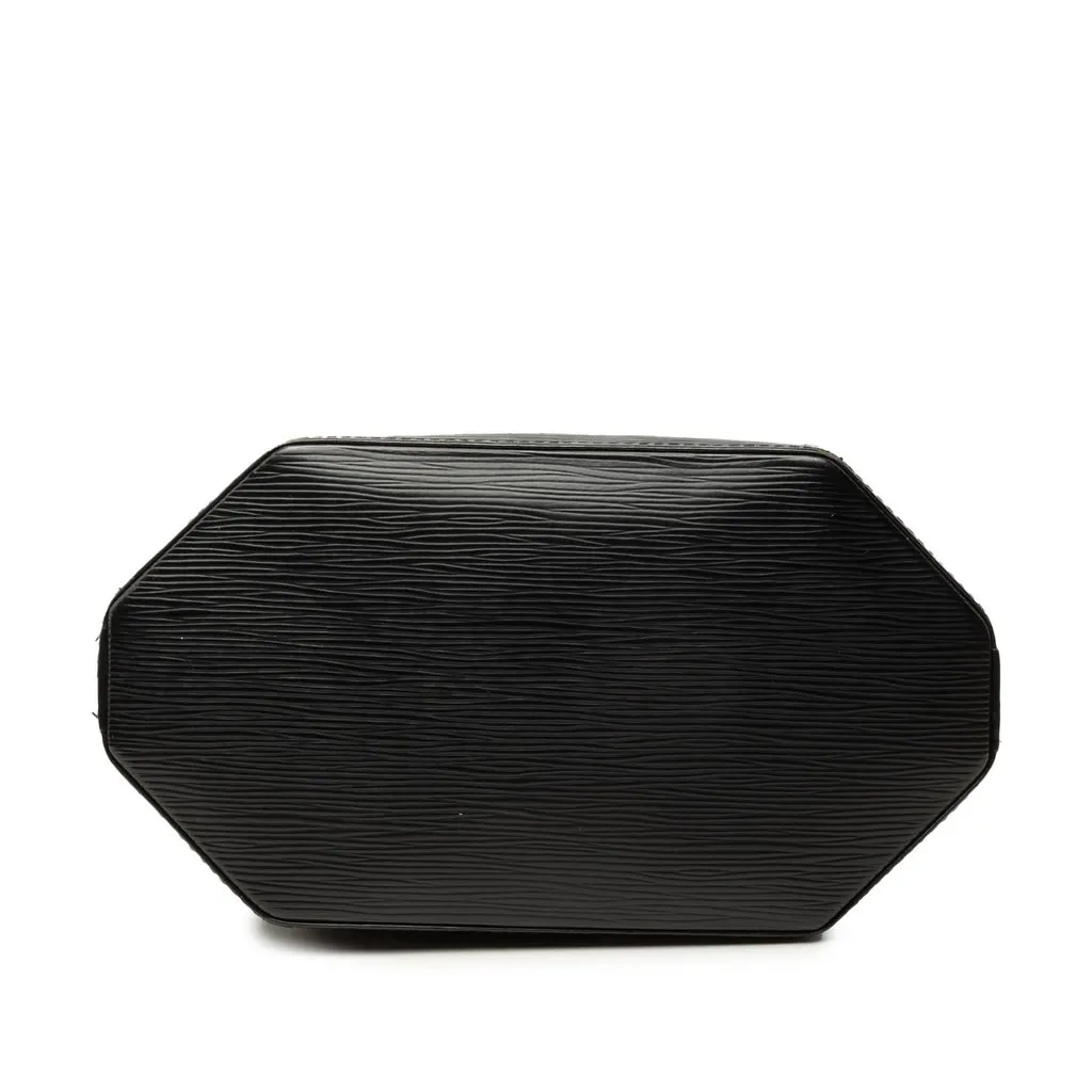Louis Vuitton Epi Sac D Epaule PM Black Leather Good - Inside View