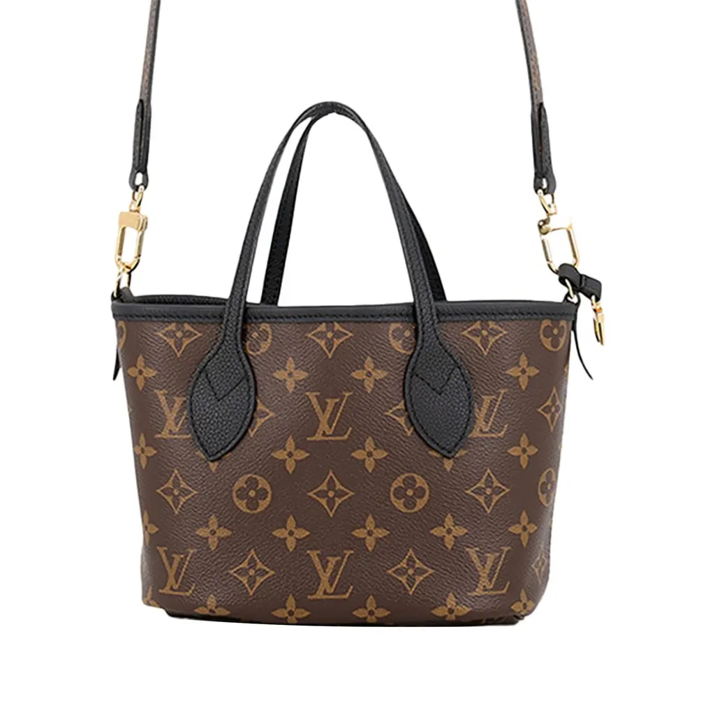 Louis Vuitton Monogram Neverfull Bandouliere Inside Out BB Brown Canvas Very good - Back View