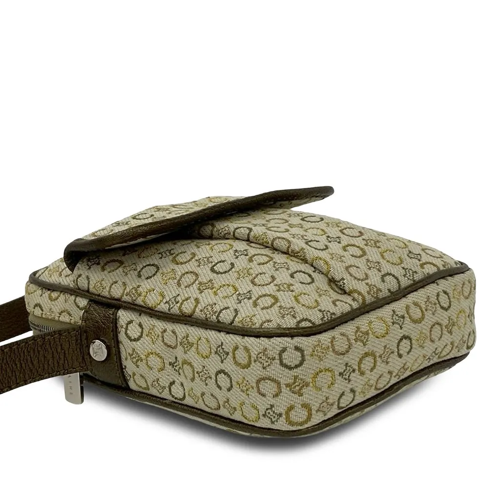 Celine C Macadam Canvas Crossbody Beige Very good - Inside View