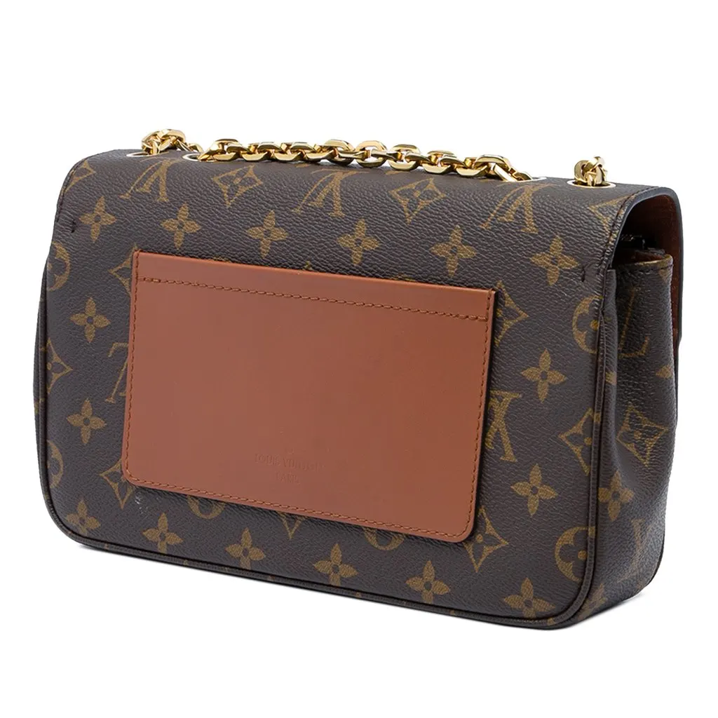 Louis Vuitton Monogram Marceau Brown Canvas Good - Back View