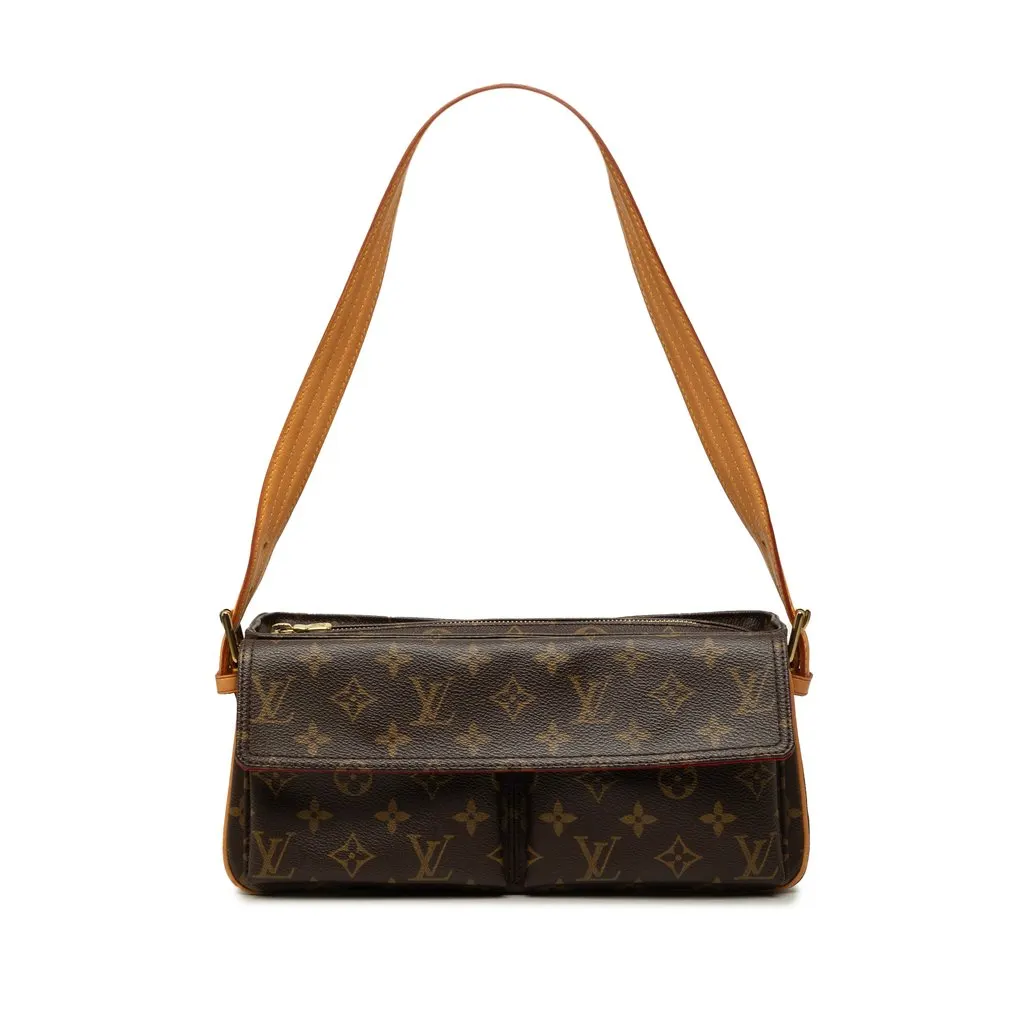 Louis Vuitton Monogram Viva Cite MM Brown Canvas Very good - Front View