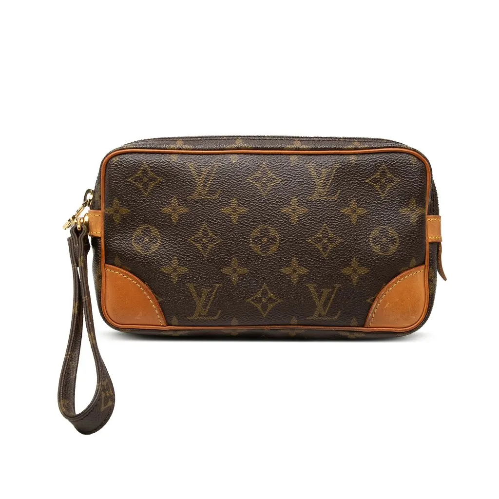 Louis Vuitton Monogram Marly Dragonne PM Brown Very good - Front View