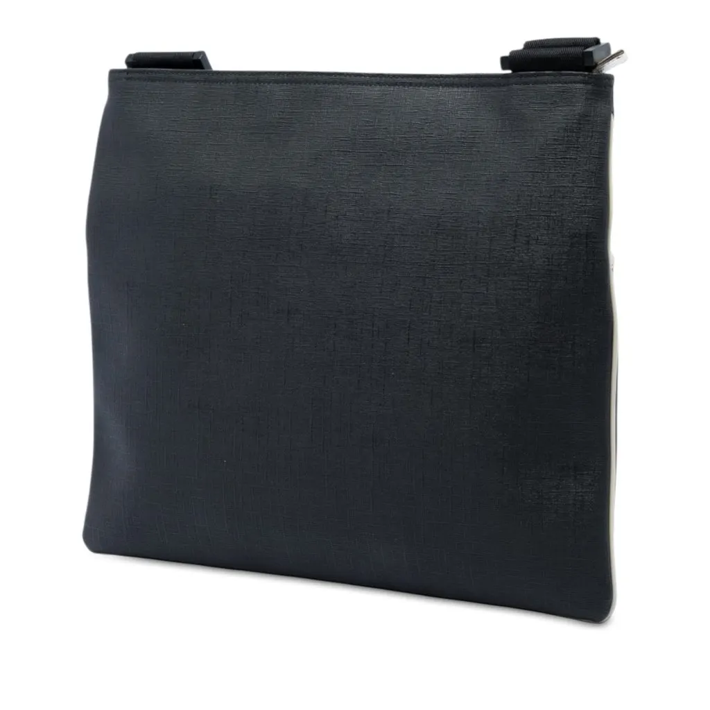 Gucci GG Supreme Trademark Logo Crossbody Black Canvas Very good - Back View