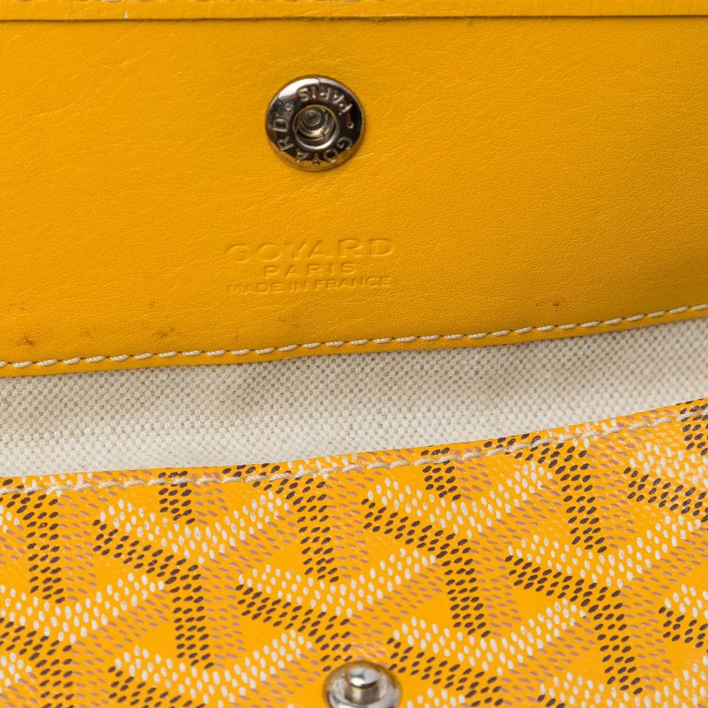 Goyard Goyardine Saint Louis PM Yellow Canvas Very good - Box View