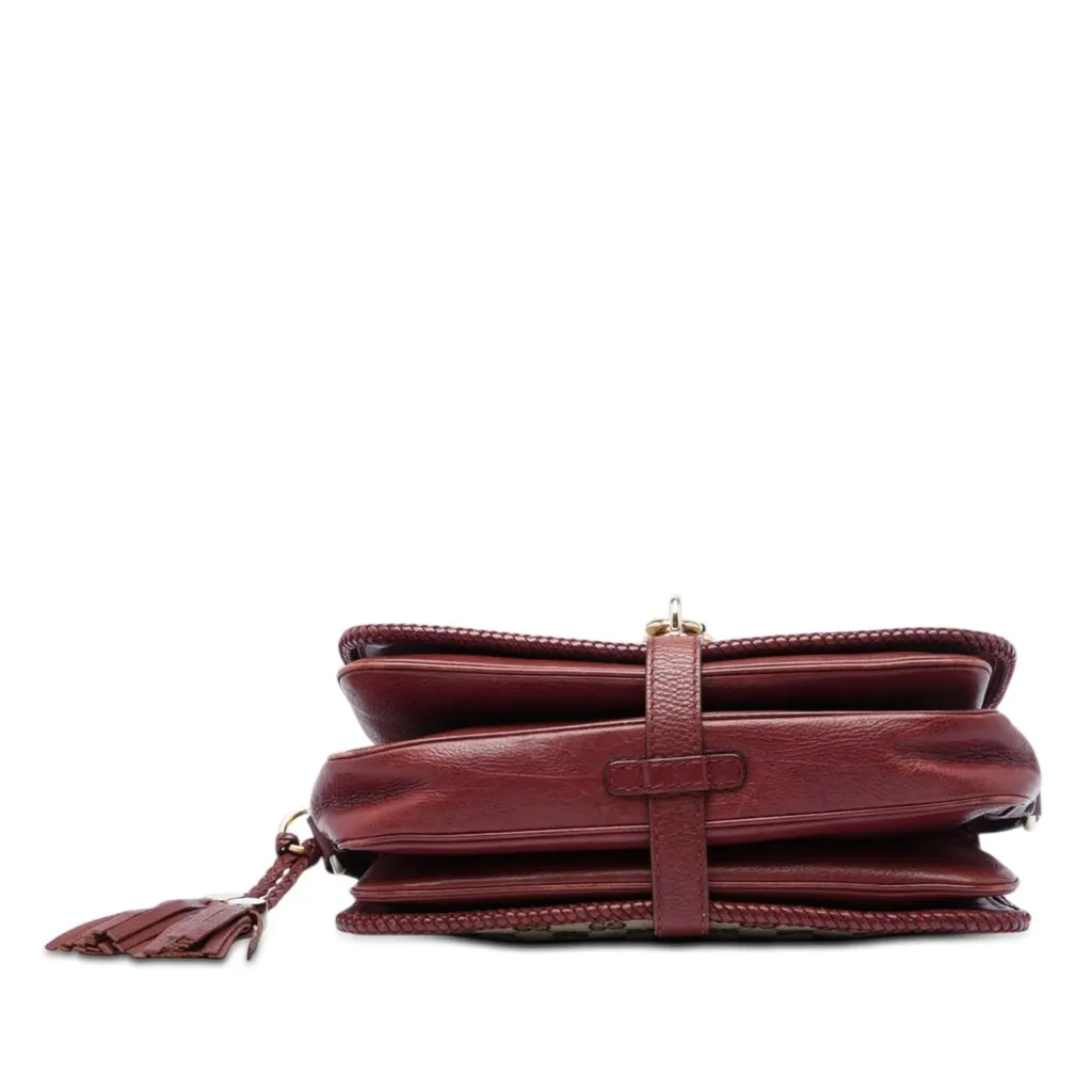 Gucci GG Canvas Marrakech Crossbody Beige Very good - Inside View