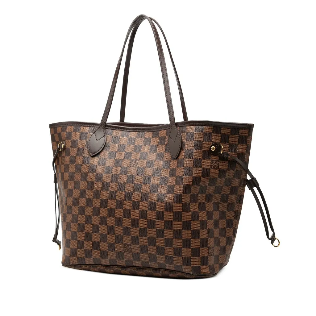 Louis Vuitton Damier Ebene Neverfull MM Brown Very good - Back View