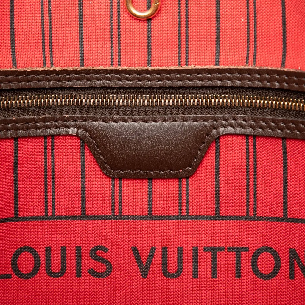 Louis Vuitton Damier Ebene Neverfull MM Brown Very good - Box View