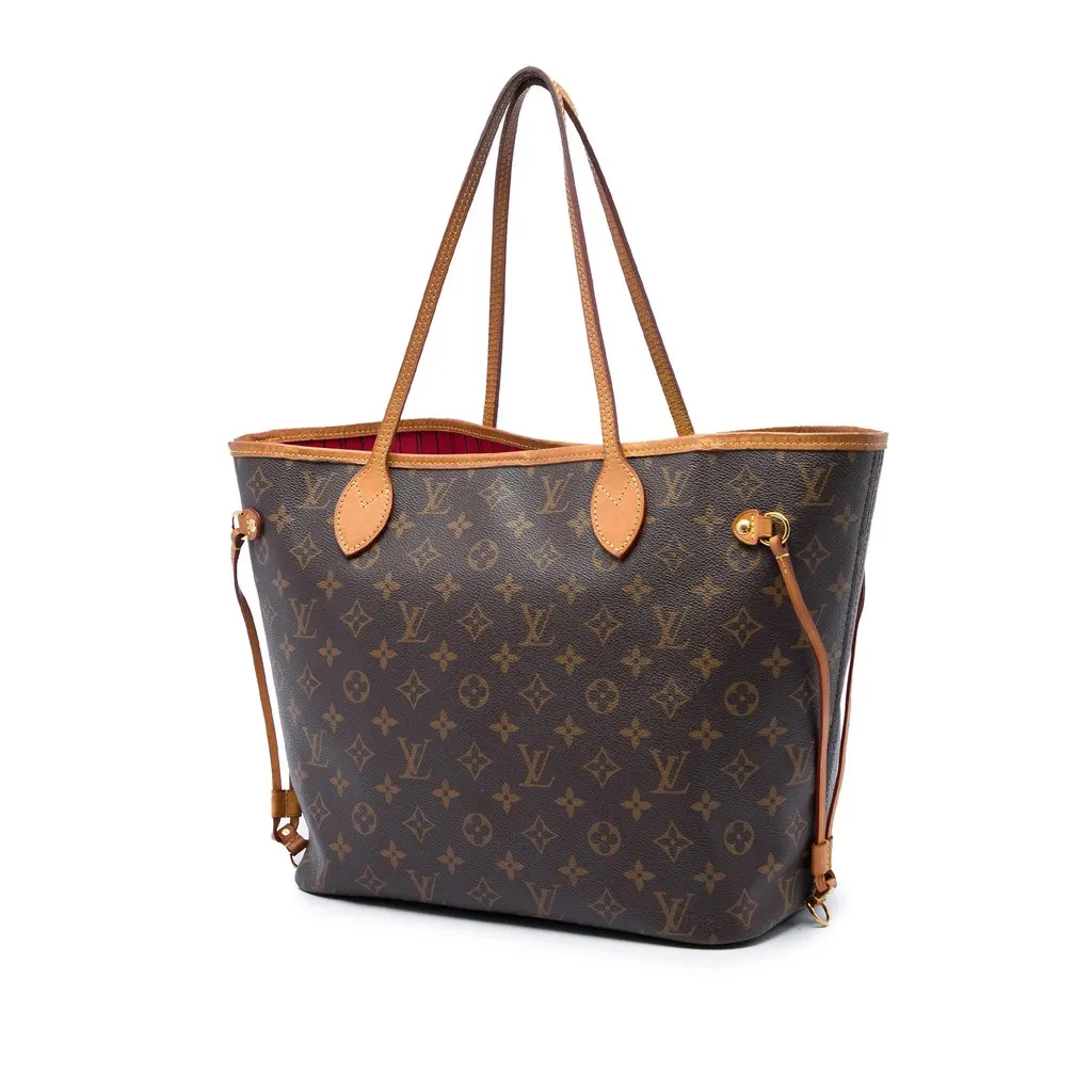 Louis Vuitton Monogram Neverfull Inside Out MM Brown Canvas Very good - Back View